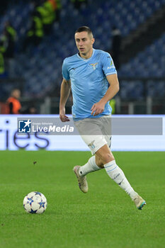 2023-11-28 - Adam Marusic (SS Lazio);  during the UEFA Champions League 2023-2024 football match between SS Lazio and Celtic FC at the Olympic Stadium in Rome on November 28, 2023. - SS LAZIO VS CELTIC FC - UEFA CHAMPIONS LEAGUE - SOCCER