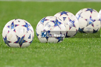 2023-11-28 - UEFA Champions League balls during the UEFA Champions League 2023-2024 football match between SS Lazio and Celtic FC at the Olympic Stadium in Rome on November 28, 2023. - SS LAZIO VS CELTIC FC - UEFA CHAMPIONS LEAGUE - SOCCER