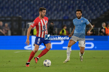 2023-09-19 - Saul Niguez (Club Atletico de Madrid);  during the UEFA Champions League 2023-2024 football match between SS Lazio and Atletico Madrid at the Olympic Stadium in Rome on September 19, 2023. - SS LAZIO VS CLUB ATLETICO DE MADRID - UEFA CHAMPIONS LEAGUE - SOCCER