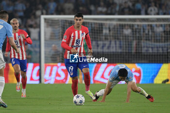 2023-09-19 - Alvaro Morata (Club Atletico de Madrid);  during the UEFA Champions League 2023-2024 football match between SS Lazio and Atletico Madrid at the Olympic Stadium in Rome on September 19, 2023. - SS LAZIO VS CLUB ATLETICO DE MADRID - UEFA CHAMPIONS LEAGUE - SOCCER