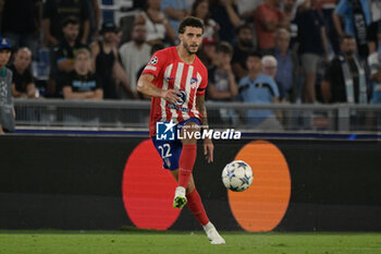 2023-09-19 - Mario Hermoso (Club Atletico de Madrid);  during the UEFA Champions League 2023-2024 football match between SS Lazio and Atletico Madrid at the Olympic Stadium in Rome on September 19, 2023. - SS LAZIO VS CLUB ATLETICO DE MADRID - UEFA CHAMPIONS LEAGUE - SOCCER