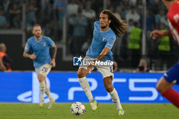 2023-09-19 - Matteo Guendouzi (SS Lazio);  during the UEFA Champions League 2023-2024 football match between SS Lazio and Atletico Madrid at the Olympic Stadium in Rome on September 19, 2023. - SS LAZIO VS CLUB ATLETICO DE MADRID - UEFA CHAMPIONS LEAGUE - SOCCER