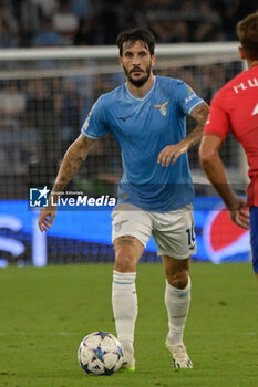 2023-09-19 - Luis Alberto (SS Lazio);  during the UEFA Champions League 2023-2024 football match between SS Lazio and Atletico Madrid at the Olympic Stadium in Rome on September 19, 2023. - SS LAZIO VS CLUB ATLETICO DE MADRID - UEFA CHAMPIONS LEAGUE - SOCCER