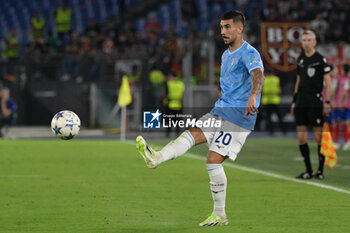 2023-09-19 - Mattia Zaccagni (SS Lazio);  during the UEFA Champions League 2023-2024 football match between SS Lazio and Atletico Madrid at the Olympic Stadium in Rome on September 19, 2023. - SS LAZIO VS CLUB ATLETICO DE MADRID - UEFA CHAMPIONS LEAGUE - SOCCER
