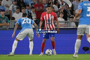 2023-09-19 - Nahuel Molina (Club Atletico de Madrid);  during the UEFA Champions League 2023-2024 football match between SS Lazio and Atletico Madrid at the Olympic Stadium in Rome on September 19, 2023. - SS LAZIO VS CLUB ATLETICO DE MADRID - UEFA CHAMPIONS LEAGUE - SOCCER