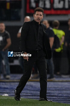 2023-09-19 - Diego Simeone coach (Club Atletico de Madrid);  during the UEFA Champions League 2023-2024 football match between SS Lazio and Atletico Madrid at the Olympic Stadium in Rome on September 19, 2023. - SS LAZIO VS CLUB ATLETICO DE MADRID - UEFA CHAMPIONS LEAGUE - SOCCER