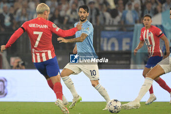 2023-09-19 - Luis Alberto (SS Lazio);  during the UEFA Champions League 2023-2024 football match between SS Lazio and Atletico Madrid at the Olympic Stadium in Rome on September 19, 2023. - SS LAZIO VS CLUB ATLETICO DE MADRID - UEFA CHAMPIONS LEAGUE - SOCCER