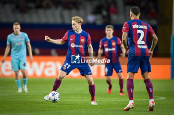 2023-09-19 - Frankie De Jong (FC Barcelona) during a UEFA Champions League first match between FC Barcelona and Royal Antwerp at Estadi Olimpic Lluis Companys, in Barcelona, ,Spain on September 19, 2023. (Photo / Felipe Mondino) - FC BARCELONA - ROYAL ANTWERP - UEFA CHAMPIONS LEAGUE - SOCCER