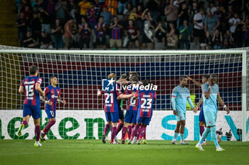 2023-09-19 - Joao Felix (FC Barcelona) scores during a UEFA Champions League first match between FC Barcelona and Royal Antwerp at Estadi Olimpic Lluis Companys, in Barcelona, ,Spain on September 19, 2023. (Photo / Felipe Mondino) - FC BARCELONA - ROYAL ANTWERP - UEFA CHAMPIONS LEAGUE - SOCCER