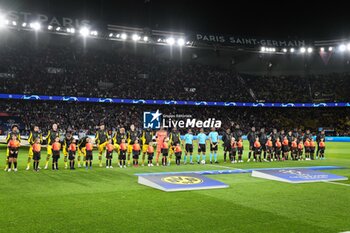 2023-09-19 - Team of Borussia Dortmund and team of PSG during the UEFA Champions League, Group F football match between Paris Saint Germain and Borussia Dortmund on September 19, 2023 at Parc des Princes stadium in Paris, France - FOOTBALL - UEFA CHAMPIONS LEAGUE - PARIS SG V BORUSSIA DORTMUND - UEFA CHAMPIONS LEAGUE - SOCCER