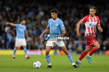 2023-09-19 - Manchester City midfielder Matheus Nunes during the Champions League match between Manchester City and Red Star Belgrade at the Etihad Stadium, Manchester, England on 19 September 2023. Photo Ian Stephen/ProSportsImages / DPPI - FOOTBALL - CHAMPIONS LEAGUE - MANCHESTER CITY V RED STAR BELGRADE - UEFA CHAMPIONS LEAGUE - SOCCER