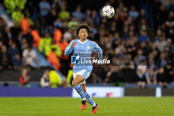 2023-09-19 - Manchester City defender Rico Lewis during the Champions League match between Manchester City and Red Star Belgrade at the Etihad Stadium, Manchester, England on 19 September 2023. Photo Ian Stephen/ProSportsImages / DPPI - FOOTBALL - CHAMPIONS LEAGUE - MANCHESTER CITY V RED STAR BELGRADE - UEFA CHAMPIONS LEAGUE - SOCCER