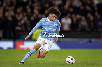 2023-09-19 - Manchester City defender Rico Lewis during the Champions League match between Manchester City and Red Star Belgrade at the Etihad Stadium, Manchester, England on 19 September 2023. Photo Ian Stephen/ProSportsImages / DPPI - FOOTBALL - CHAMPIONS LEAGUE - MANCHESTER CITY V RED STAR BELGRADE - UEFA CHAMPIONS LEAGUE - SOCCER