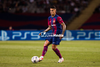 2023-09-19 - Joao Cancelo of Fc Barcelona during the UEFA Champions League Group H match played between FC Barcelona and Royal Antwerp FC at Estadi Olimpic Lluis Companys on September 19, 2023 in Barcelona, Spain. Photo Javier Borrego / SpainDPPI / DPPI - FOOTBALL - CHAMPIONS LEAGUE - FC BARCELONA V ROYAL ANTWERP - UEFA CHAMPIONS LEAGUE - SOCCER