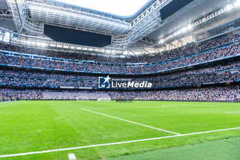 2023-09-20 - A view of Santiago Bernabeu stadium during the football match between Real Madrid and Union Berlin valid for the matchday 01 of the Uefa Champions League played on September 20, 2023 in Madrid, Spain - REAL MADRID VS UNION BERLIN - UEFA CHAMPIONS LEAGUE - SOCCER
