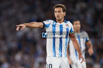 2023-09-20 - Mikel Oyarzabal of Real Sociedad during the UEFA Champions League match between Real Sociedad and FC Internazionale at Reale Arena on September 20, 2023, in San Sebastian, Spain. Photo Ricardo Larreina / SpainDPPi / DPPI - FOOTBALL - CHAMPIONS LEAGUE - REAL SOCIEDAD V FC INTERNAZIONLE - UEFA CHAMPIONS LEAGUE - SOCCER