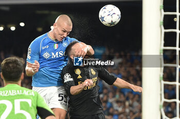 2023-10-03 - Leo Ostigard of SSC Napoli scores goal 1-0 during the Serie A match between during the Uefa Champions League between SSC Napoli vs Real Madrid FC at Diego Armando Maradona Stadium - SSC NAPOLI VS REAL MADRID FC - UEFA CHAMPIONS LEAGUE - SOCCER
