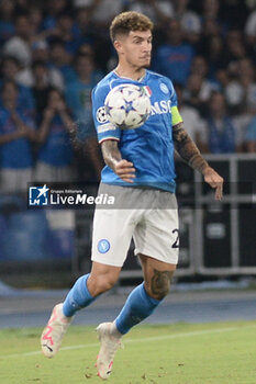 2023-10-03 - Giovanni Di Lorenzo of SSC Napoli in action during the Uefa Champions League between SSC Napoli vs Real Madrid FC at Diego Armando Maradona Stadium - SSC NAPOLI VS REAL MADRID FC - UEFA CHAMPIONS LEAGUE - SOCCER
