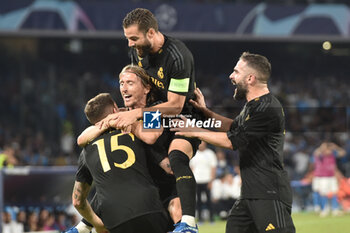 SSC Napoli vs Real Madrid FC - UEFA CHAMPIONS LEAGUE - SOCCER