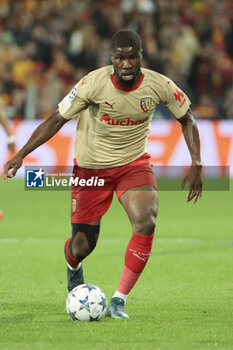 2023-10-03 - Kevin Danso of Lens during the UEFA Champions League, Group B football match between RC Lens and Arsenal FC on October 3, 2023 at Bollaert-Delelis stadium in Lens, France - FOOTBALL - CHAMPIONS LEAGUE - LENS V ARSENAL - UEFA CHAMPIONS LEAGUE - SOCCER
