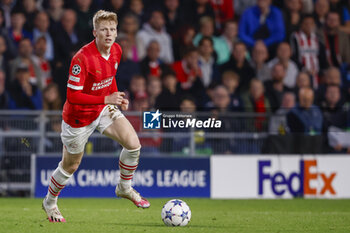 2023-10-03 - Jerdy Schouten of PSV during the UEFA Champions League, Group B football match between PSV Eindhoven and Sevilla FC on October 3, 2023 at the Phillips Stadion in Eindhoven, Netherlands - FOOTBALL - CHAMPIONS LEAGUE - PSV EINDHOVEN V SEVILLA - UEFA CHAMPIONS LEAGUE - SOCCER