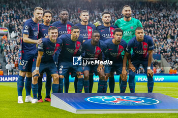 2023-10-04 - PSG Team during the UEFA Champions League, Group F football match between Newcastle United and Paris Saint-Germain on October 4, 2023 at St James' Park in Newcastle, England - FOOTBALL - CHAMPIONS LEAGUE - NEWCASTLE V PARIS SG - UEFA CHAMPIONS LEAGUE - SOCCER