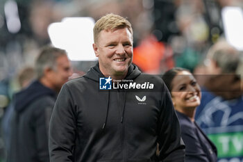 2023-10-04 - Newcastle United Manager Eddie Howe during the UEFA Champions League, Group F football match between Newcastle United and Paris Saint-Germain on October 4, 2023 at St James' Park in Newcastle, England - FOOTBALL - CHAMPIONS LEAGUE - NEWCASTLE V PARIS SG - UEFA CHAMPIONS LEAGUE - SOCCER