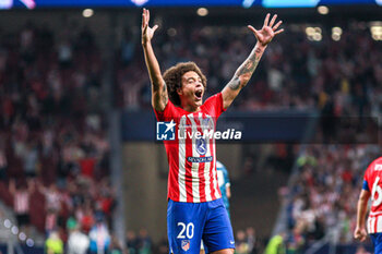 2023-10-04 - Axel Witsel of Atletico de Madrid celebrates at full time during the UEFA Champions League, Group E football match between Atletico de Madrid and Feyenoord on October 4, 2023 at Civitas Metropolitano stadium in Madrid, Spain - FOOTBALL - CHAMPIONS LEAGUE - ATLETICO V FEYENOORD - UEFA CHAMPIONS LEAGUE - SOCCER