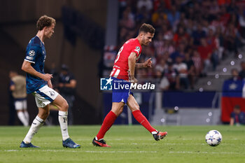 2023-10-04 - Saul Niguez of Atletico de Madrid during the UEFA Champions League, Group E football match between Atletico de Madrid and Feyenoord on October 4, 2023 at Civitas Metropolitano stadium in Madrid, Spain - FOOTBALL - CHAMPIONS LEAGUE - ATLETICO V FEYENOORD - UEFA CHAMPIONS LEAGUE - SOCCER
