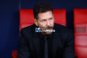 2023-10-04 - Diego Pablo Simeone, head coach of Atletico de Madrid during the UEFA Champions League, Group E football match between Atletico de Madrid and Feyenoord on October 4, 2023 at Civitas Metropolitano stadium in Madrid, Spain - FOOTBALL - CHAMPIONS LEAGUE - ATLETICO V FEYENOORD - UEFA CHAMPIONS LEAGUE - SOCCER