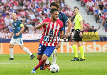 2023-10-04 - Koke of Atletico de Madrid during the UEFA Champions League, Group E football match between Atletico de Madrid and Feyenoord on October 4, 2023 at Civitas Metropolitano stadium in Madrid, Spain - FOOTBALL - CHAMPIONS LEAGUE - ATLETICO V FEYENOORD - UEFA CHAMPIONS LEAGUE - SOCCER
