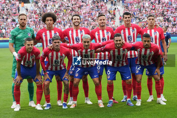 2023-10-04 - Team of Atletico de Madrid during the UEFA Champions League, Group E football match between Atletico de Madrid and Feyenoord on October 4, 2023 at Civitas Metropolitano stadium in Madrid, Spain - FOOTBALL - CHAMPIONS LEAGUE - ATLETICO V FEYENOORD - UEFA CHAMPIONS LEAGUE - SOCCER