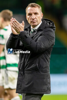 2023-10-04 - Celtic FC Manager, Brendan Rogers at full time during the UEFA Champions League, Group E football match between Celtic and SS Lazio on 4 October 2023 at Celtic Park in Glasgow, Scotland - FOOTBALL - CHAMPIONS LEAGUE - CELTIC V LAZIO - UEFA CHAMPIONS LEAGUE - SOCCER