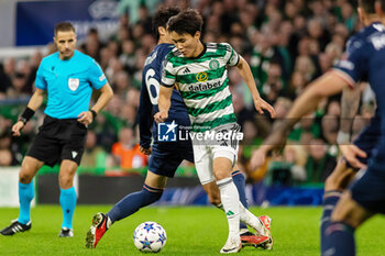 2023-10-04 - Hyunjun Yang of Celtic during the UEFA Champions League, Group E football match between Celtic and SS Lazio on 4 October 2023 at Celtic Park in Glasgow, Scotland - FOOTBALL - CHAMPIONS LEAGUE - CELTIC V LAZIO - UEFA CHAMPIONS LEAGUE - SOCCER