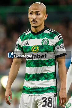 2023-10-04 - Diazen Maeda of Celtic during the UEFA Champions League, Group E football match between Celtic and SS Lazio on 4 October 2023 at Celtic Park in Glasgow, Scotland - FOOTBALL - CHAMPIONS LEAGUE - CELTIC V LAZIO - UEFA CHAMPIONS LEAGUE - SOCCER