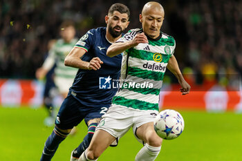 2023-10-04 - Diazen Maeda of Celtic during the UEFA Champions League, Group E football match between Celtic and SS Lazio on 4 October 2023 at Celtic Park in Glasgow, Scotland - FOOTBALL - CHAMPIONS LEAGUE - CELTIC V LAZIO - UEFA CHAMPIONS LEAGUE - SOCCER