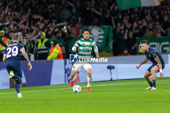 04/10/2023 - Reo Hatate of Celtic during the UEFA Champions League, Group E football match between Celtic and SS Lazio on 4 October 2023 at Celtic Park in Glasgow, Scotland - FOOTBALL - CHAMPIONS LEAGUE - CELTIC V LAZIO - UEFA CHAMPIONS LEAGUE - CALCIO