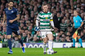 04/10/2023 - Callum McGregor of Celtic during the UEFA Champions League, Group E football match between Celtic and SS Lazio on 4 October 2023 at Celtic Park in Glasgow, Scotland - FOOTBALL - CHAMPIONS LEAGUE - CELTIC V LAZIO - UEFA CHAMPIONS LEAGUE - CALCIO