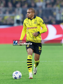 2023-10-04 - Donyell Malen of Borussia Dortmund during the UEFA Champions League, Group F football match between Borussia Dortmund and AC Milan on October 4, 2023 at Signal Iduna Park in Dortmund, Germany - FOOTBALL - CHAMPIONS LEAGUE - DORTMUND V MILAN - UEFA CHAMPIONS LEAGUE - SOCCER