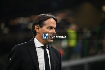 2023-10-24 - Coach Simone Inzaghi of Fc Inter during the UEFA Champions League match between Inter FC Internazionale and FC Salzburg , on October 24, 2023, at Giuseppe Meazza San Siro Siro stadium in Milan, Italy. Photo Tiziano Ballabio - INTER - FC INTERNAZIONALE VS FC SALZBURG - UEFA CHAMPIONS LEAGUE - SOCCER