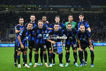 2023-10-24 - Lineup of FC Inter during the UEFA Champions League match between Inter FC Internazionale and FC Salzburg , on October 24, 2023, at Giuseppe Meazza San Siro Siro stadium in Milan, Italy. Photo Tiziano Ballabio - INTER - FC INTERNAZIONALE VS FC SALZBURG - UEFA CHAMPIONS LEAGUE - SOCCER