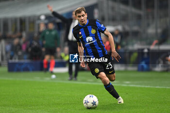 2023-10-24 - Nicolo Barella of FC Inter during the UEFA Champions League match between Inter FC Internazionale and FC Salzburg , on October 24, 2023, at Giuseppe Meazza San Siro Siro stadium in Milan, Italy. Photo Tiziano Ballabio - INTER - FC INTERNAZIONALE VS FC SALZBURG - UEFA CHAMPIONS LEAGUE - SOCCER