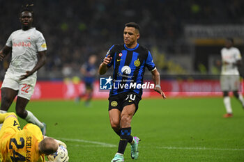 2023-10-24 - Alexis Sanchez of FC Inter during the UEFA Champions League match between Inter FC Internazionale and FC Salzburg , on October 24, 2023, at Giuseppe Meazza San Siro Siro stadium in Milan, Italy. Photo Tiziano Ballabio - INTER - FC INTERNAZIONALE VS FC SALZBURG - UEFA CHAMPIONS LEAGUE - SOCCER
