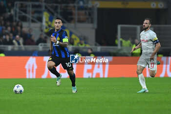 2023-10-24 - Lautaro Martinez of FC Inter during the UEFA Champions League match between Inter FC Internazionale and FC Salzburg , on October 24, 2023, at Giuseppe Meazza San Siro Siro stadium in Milan, Italy. Photo Tiziano Ballabio - INTER - FC INTERNAZIONALE VS FC SALZBURG - UEFA CHAMPIONS LEAGUE - SOCCER