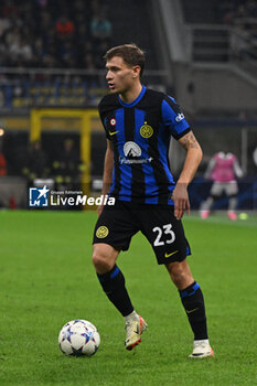 2023-10-24 - Nicolo Barella of FC Inter during the UEFA Champions League match between Inter FC Internazionale and FC Salzburg , on October 24, 2023, at Giuseppe Meazza San Siro Siro stadium in Milan, Italy. Photo Tiziano Ballabio - INTER - FC INTERNAZIONALE VS FC SALZBURG - UEFA CHAMPIONS LEAGUE - SOCCER