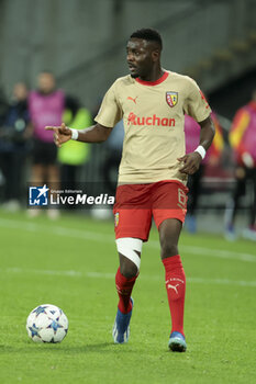 2023-10-24 - Salis Abdul Samed of Lens during the UEFA Champions League, Group B football match between RC Lens (RCL) and PSV Eindhoven on October 24, 2023 at Stade Bollaert-Delelis in Lens, France - FOOTBALL - CHAMPIONS LEAGUE - LENS V PSV - UEFA CHAMPIONS LEAGUE - SOCCER