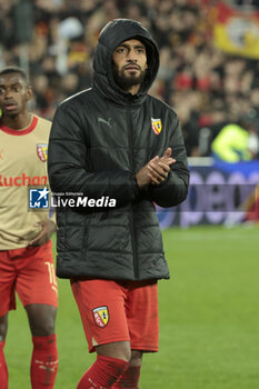 2023-10-24 - Angelo Fulgini of Lens salutes the supporters following the UEFA Champions League, Group B football match between RC Lens (RCL) and PSV Eindhoven on October 24, 2023 at Stade Bollaert-Delelis in Lens, France - FOOTBALL - CHAMPIONS LEAGUE - LENS V PSV - UEFA CHAMPIONS LEAGUE - SOCCER