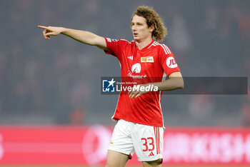2023-10-24 - Alex Kral of Union Berlin during the UEFA Champions League, Group C football match between Union Berlin and SSC Napoli on October 24, 2023 at Olympiastadion in Berlin, Germany - FOOTBALL - CHAMPIONS LEAGUE - UNION BERLIN V NAPOLI - UEFA CHAMPIONS LEAGUE - SOCCER