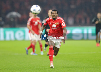 2023-10-24 - Sheraldo Becker of Union Berlin during the UEFA Champions League, Group C football match between Union Berlin and SSC Napoli on October 24, 2023 at Olympiastadion in Berlin, Germany - FOOTBALL - CHAMPIONS LEAGUE - UNION BERLIN V NAPOLI - UEFA CHAMPIONS LEAGUE - SOCCER