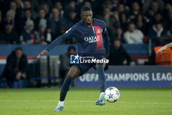 2023-10-25 - Ousmane Dembele of PSG during the UEFA Champions League, Group F football match between Paris Saint-Germain and AC Milan on October 25, 2023 at Parc des Princes stadium in Paris, France - FOOTBALL - CHAMPIONS LEAGUE - PARIS SG V MILAN - UEFA CHAMPIONS LEAGUE - SOCCER